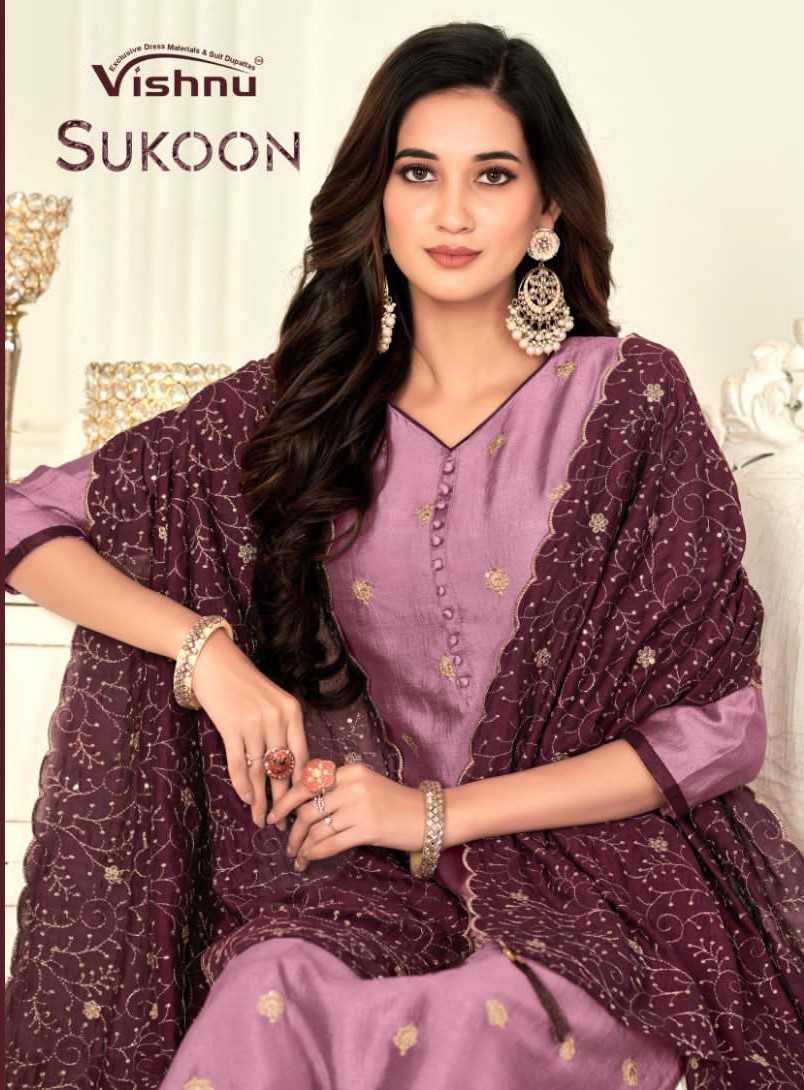 vishnu impex sukoon vichitra blooming work unstitch salwar kameez