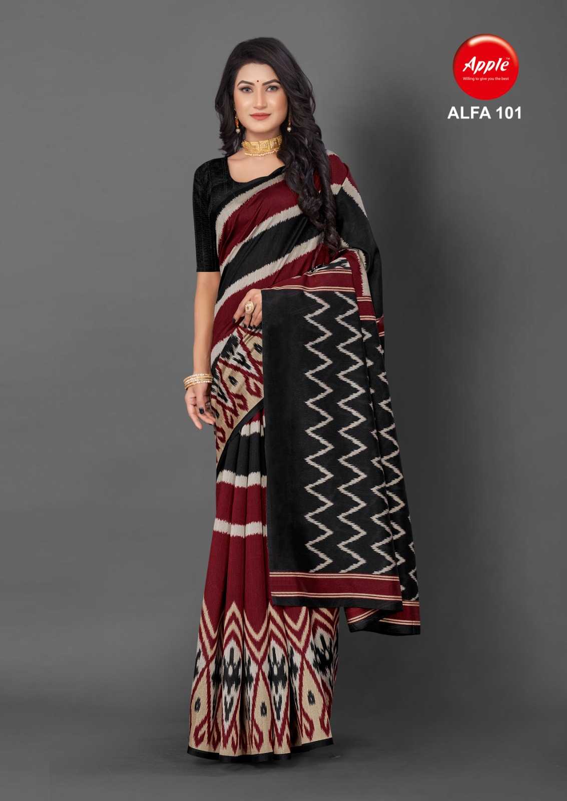 apple alfa vol 1 fancy daily wear silk sarees