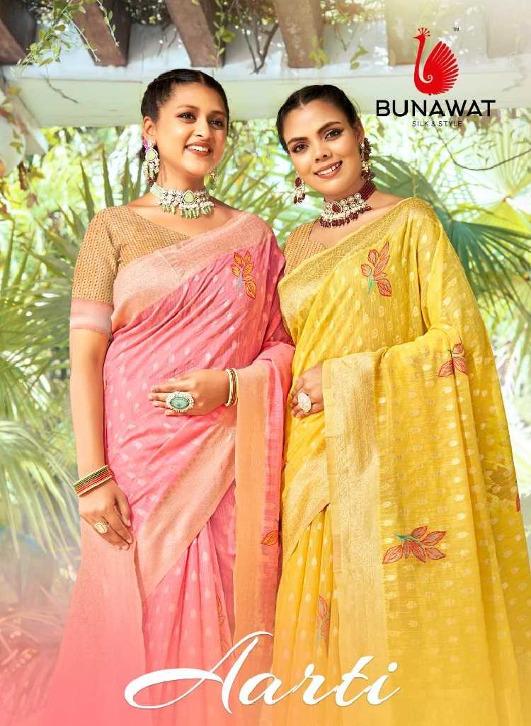 bunawat aarti designer cotton saris wholesaler