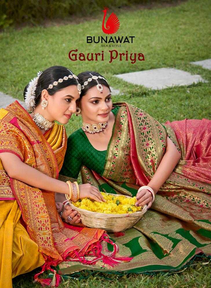 bunawat gauri priya weaving wedding kanjivaram silk saris wholesaler