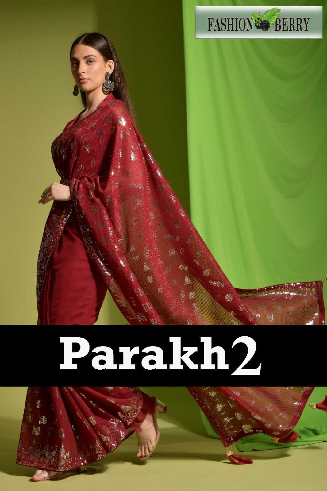 fashon berry parakh vol 2 277-282 party wear sequece work saress