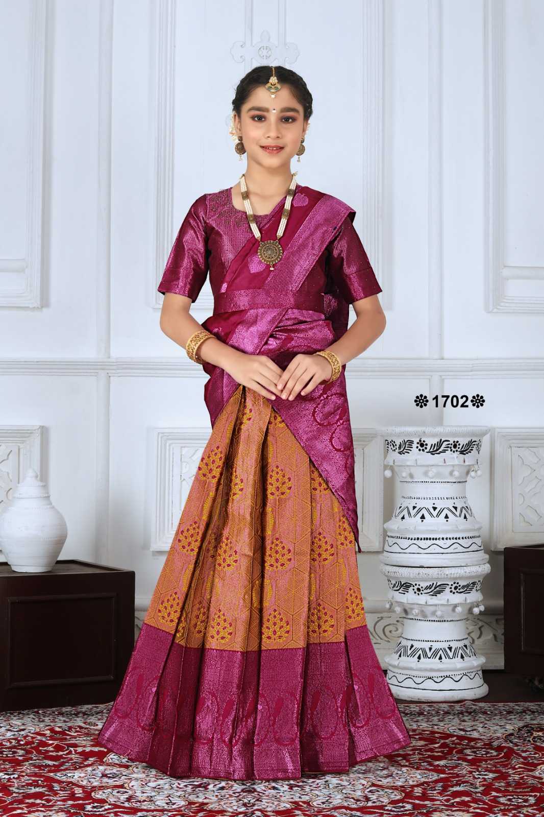 hunar zoya readymade traditional wear kids lehenga