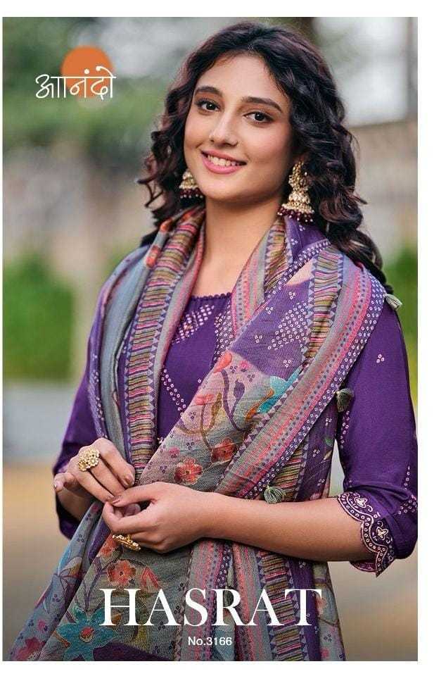 jayvijay anando hasrat 3166 amazing digital print with handwork drees material