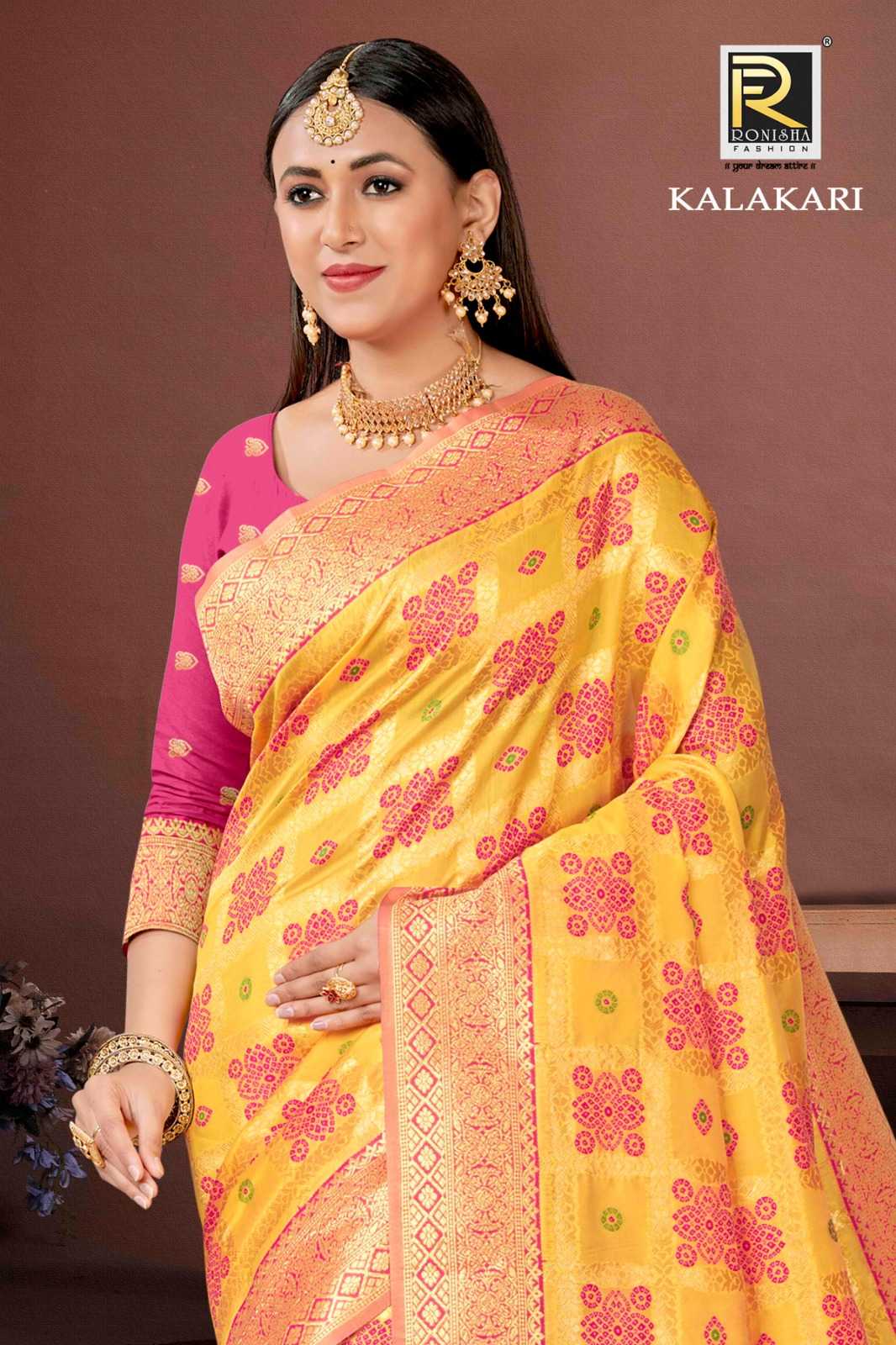 KALAKARI  BY RANJNA SAREE BANARASI SILK PREMIUM FABRICS SUPER HIT COLLECTION SAREES