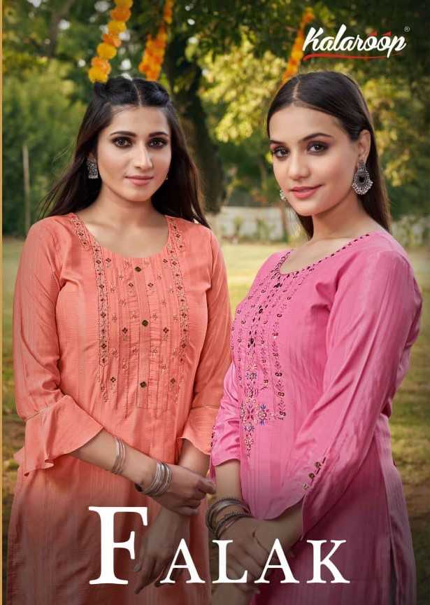 kalaroop kajree falak readymade classy ladies kurti