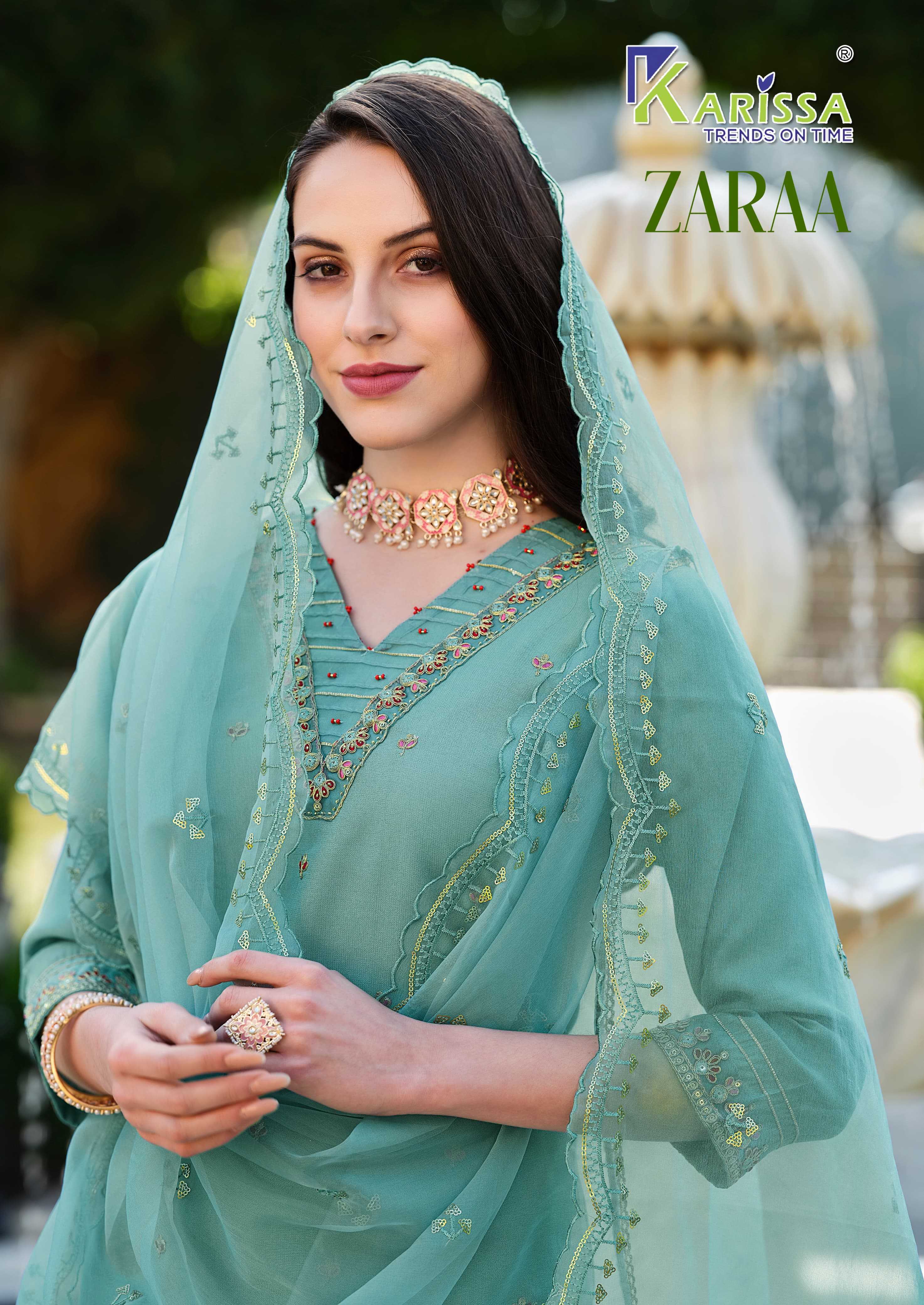 karissa zaraa readymade occasion wear salwar kameez