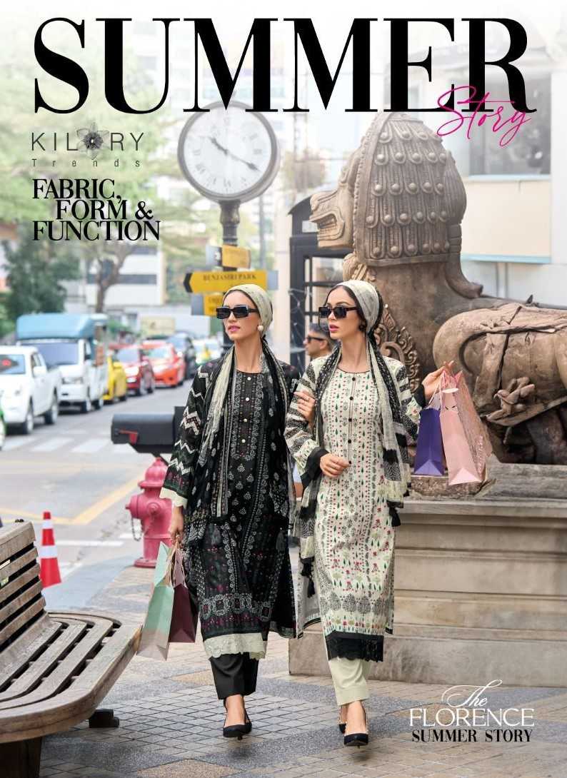 kilory trends summer story brand new fancy work cotton lawn pakistani dress material
