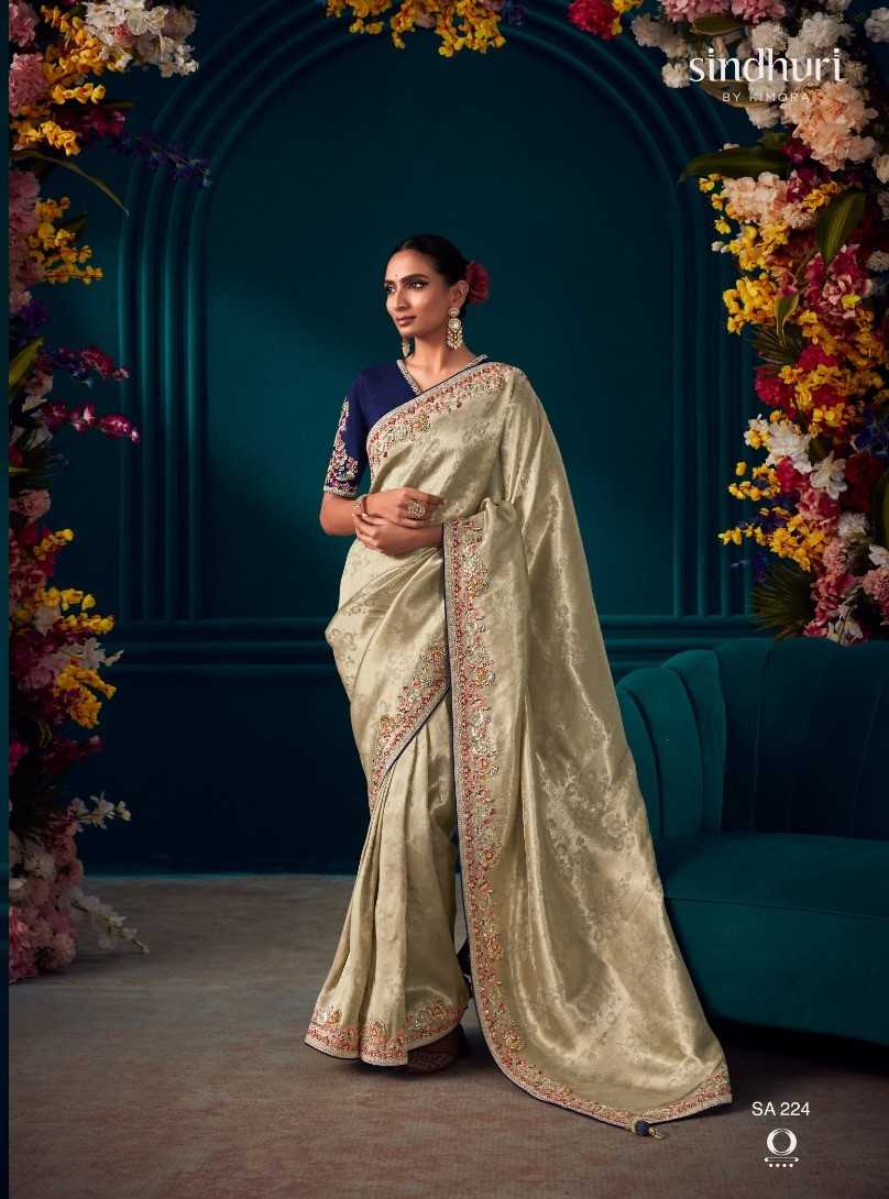 kimora tyohar designer wedding wear banarasi fabric work sarees suppllier