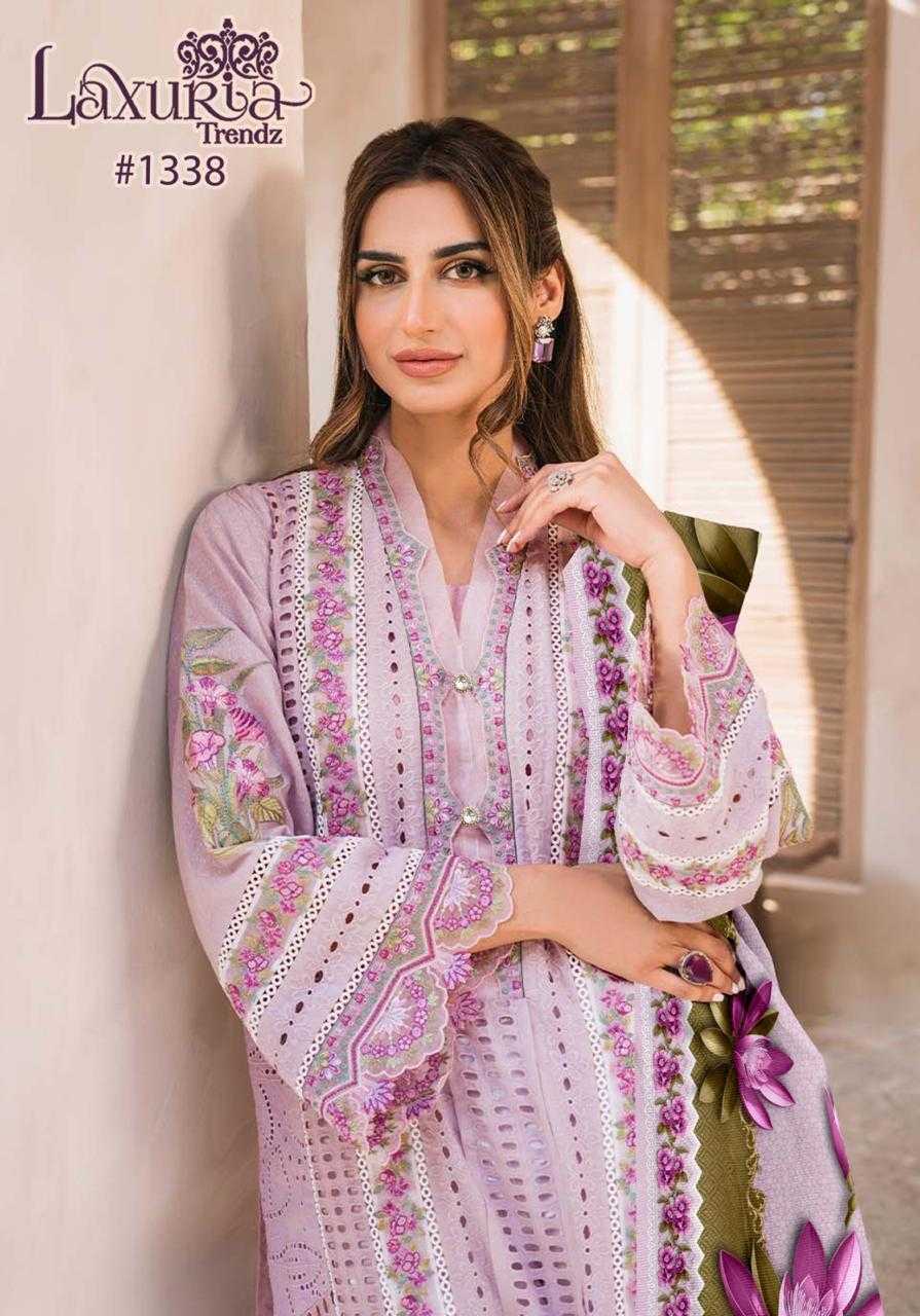 Laxuria trendz 1338 eid special pakistani readymade suit 