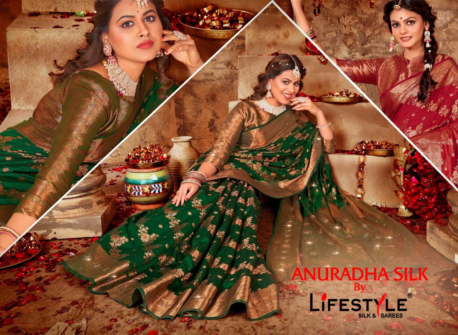 lifestyle anuradha vol 1 23901-23904 wedding wear elegant sarees