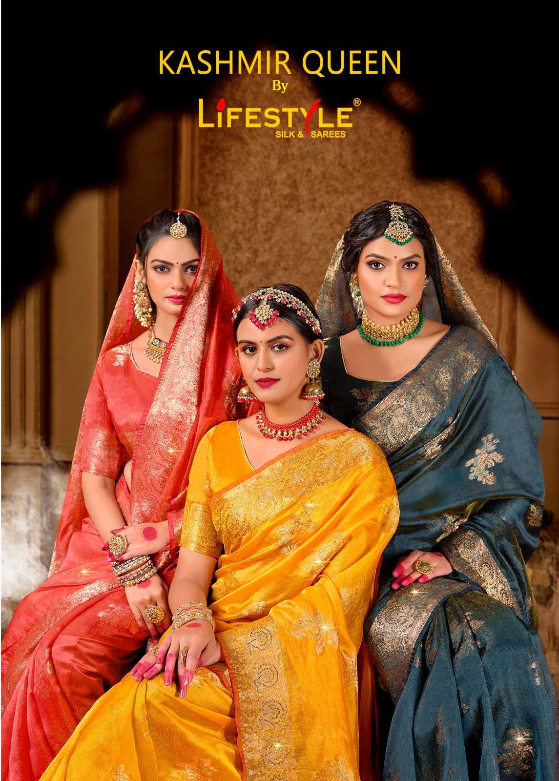 lifestyle kashmiri queen vol 1 wedding sarees 