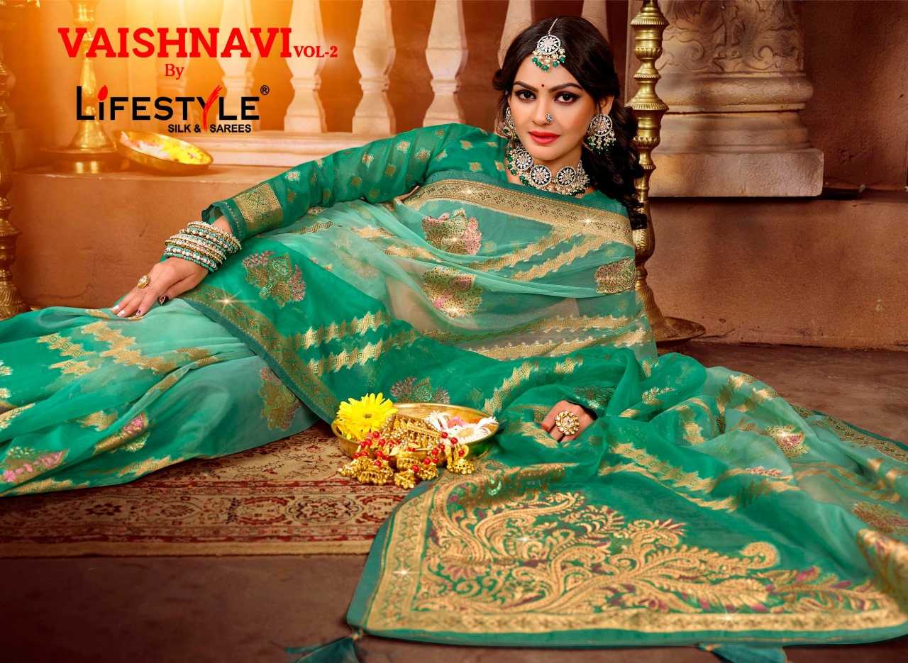 lifestyle vaishnavi vol 2 24861-24864 traditional wear designer sarees