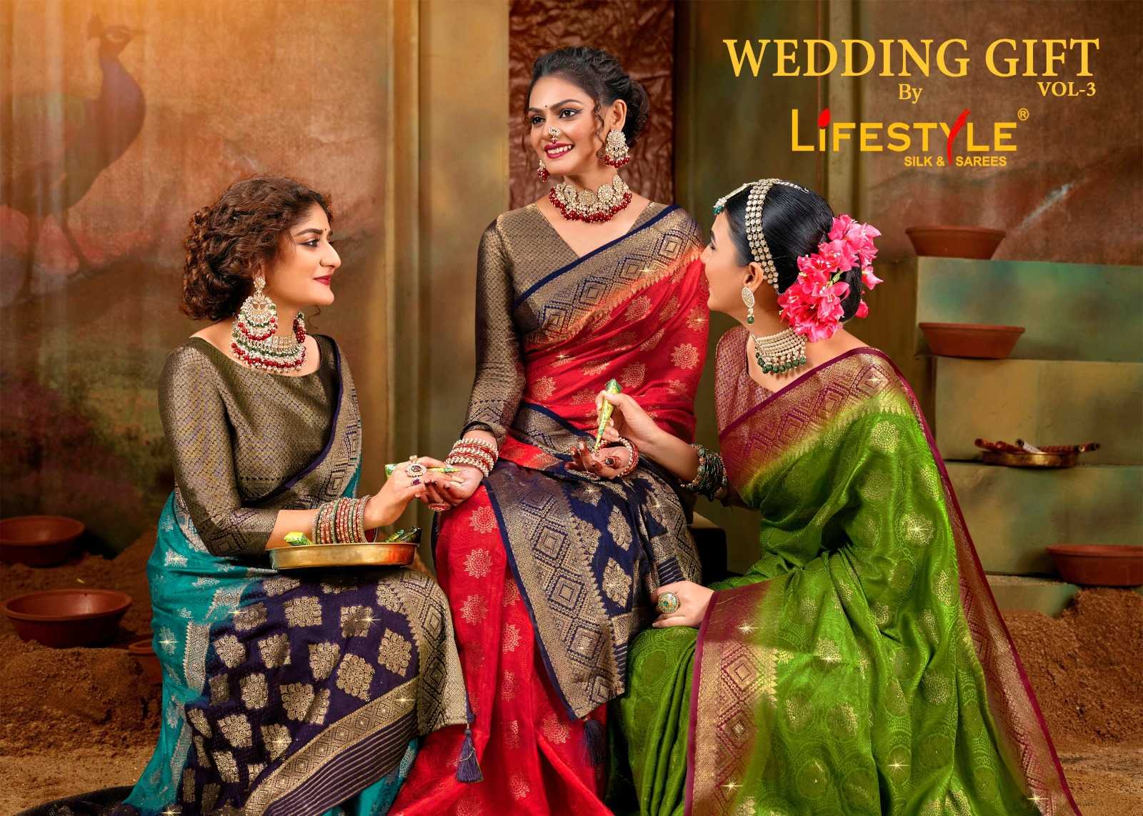 lifestyle wedding gift vol 3 beautiful function wear sarees