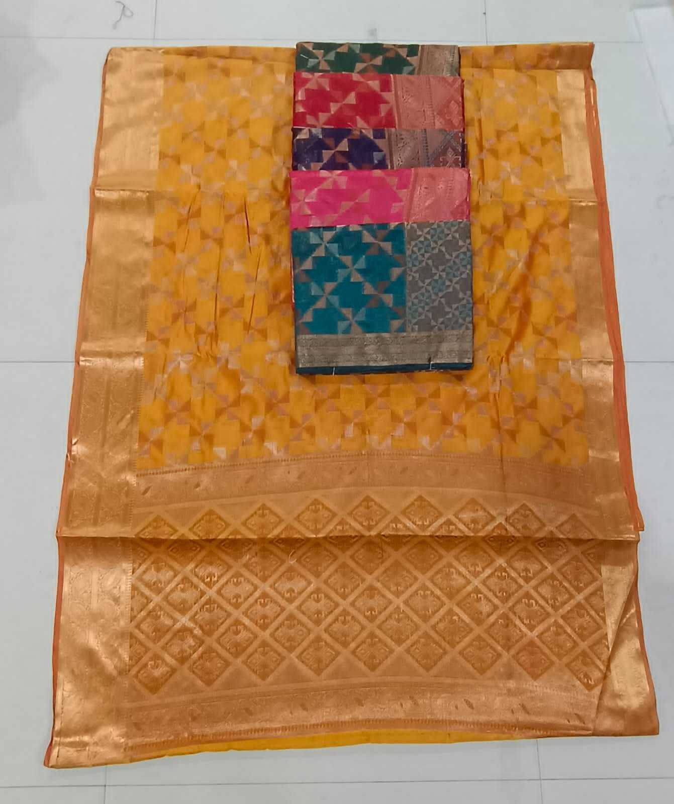 maanyata k c silk beautiful organza saree catalog