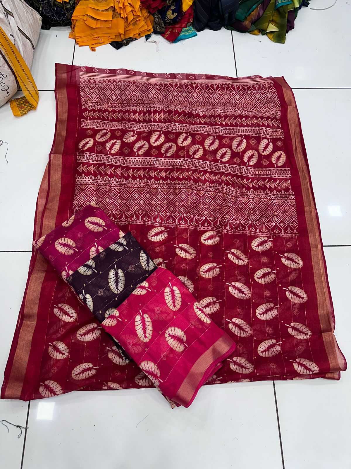 maanyata kum kum fancy silk beautiful sarees at low price