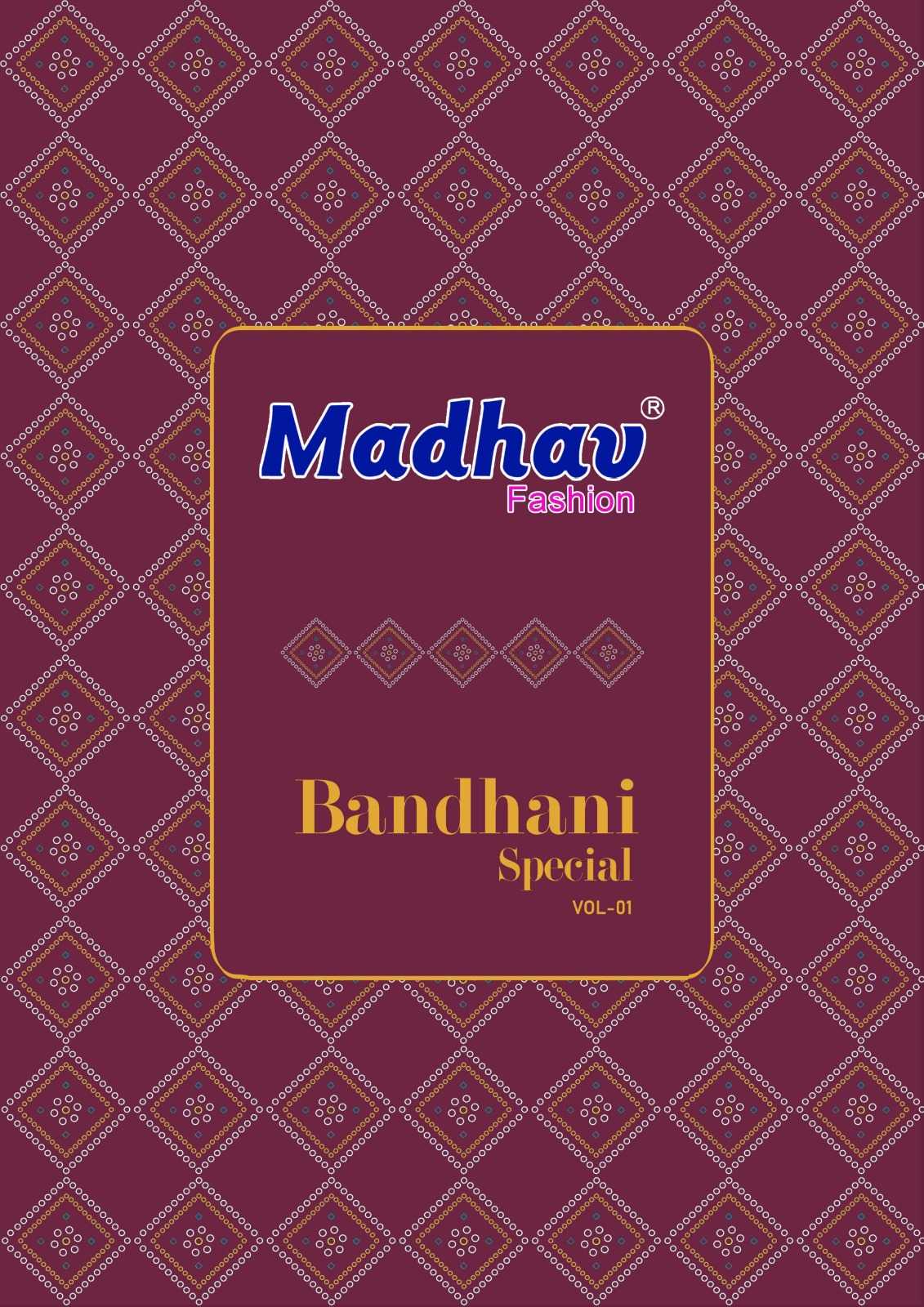 madhav fashion bandhani special amazing cotton unstitch sawar kameez supplier