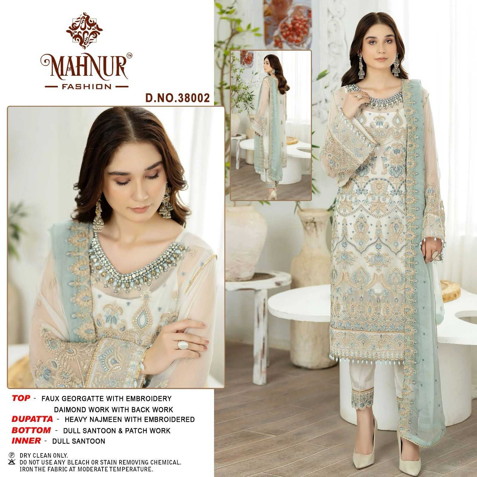 mahnur vol 38 38001-38003 bridal wear designer unstitch salwar kameez