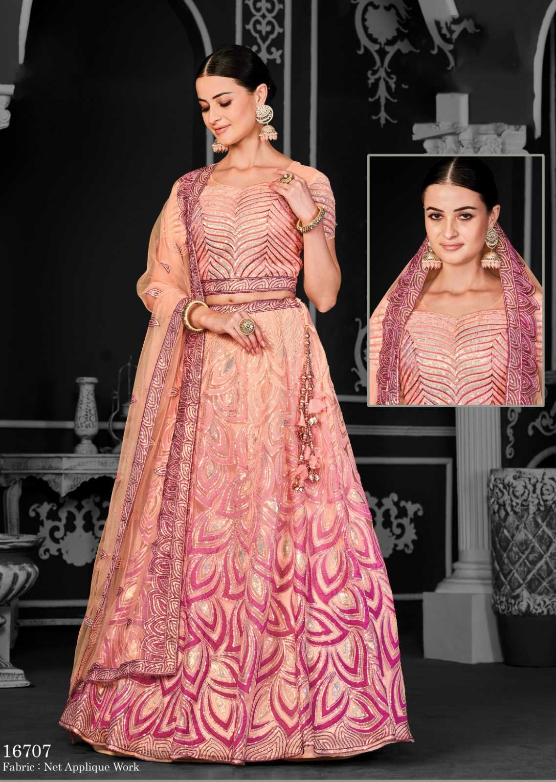 mahotsav nimaya bonanza vol 2 16700 series designer semistitch net lehenga collection