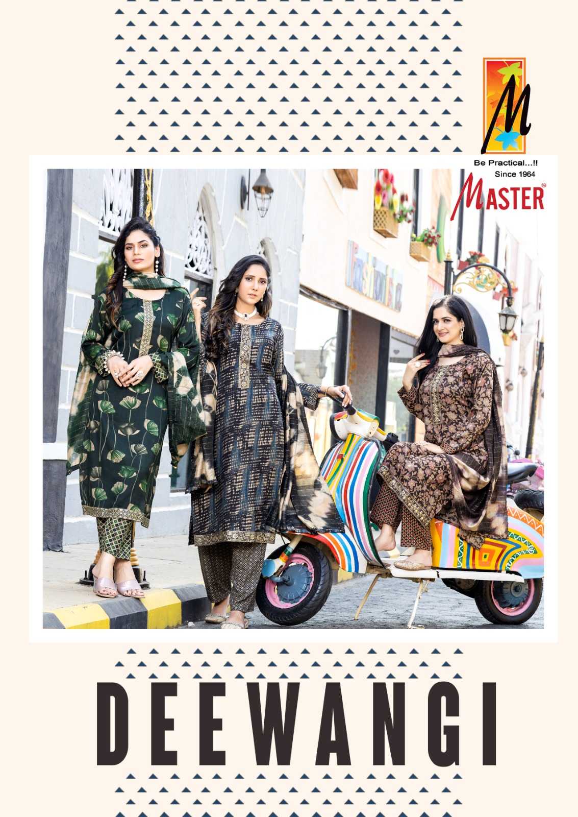 master deewangi fullstitch beautiful capsule kurti pant dupatta