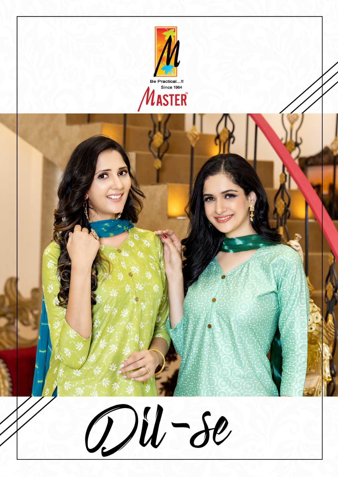 master dil se fullstitch casual wear plazzo kurti with lehariya dupatta