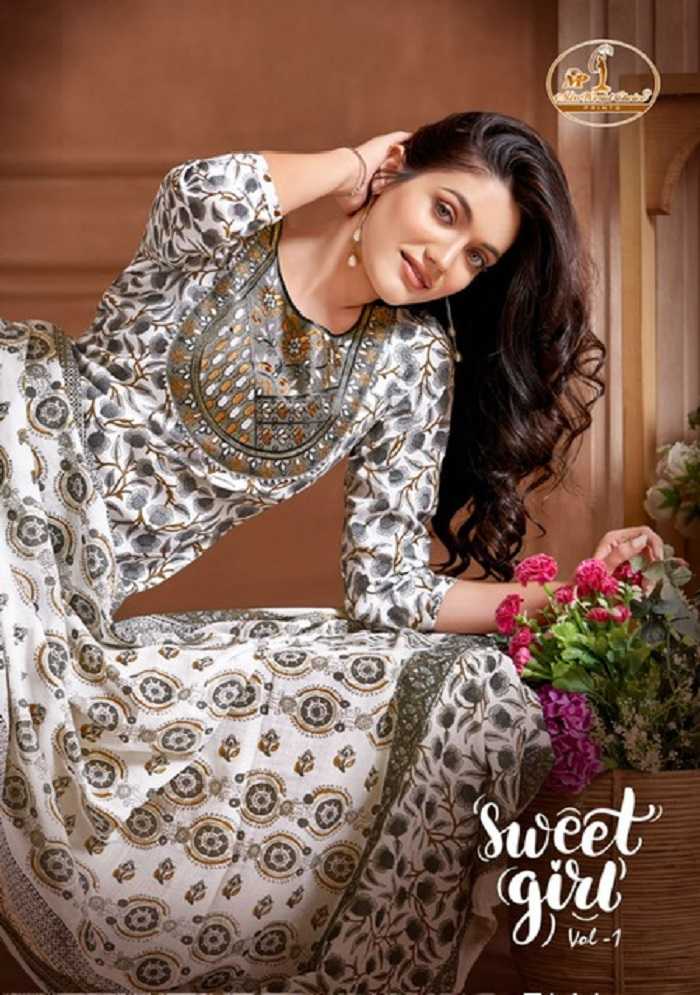 miss world sweet girl vol 1 casual wear fancy cotton unstitch suit