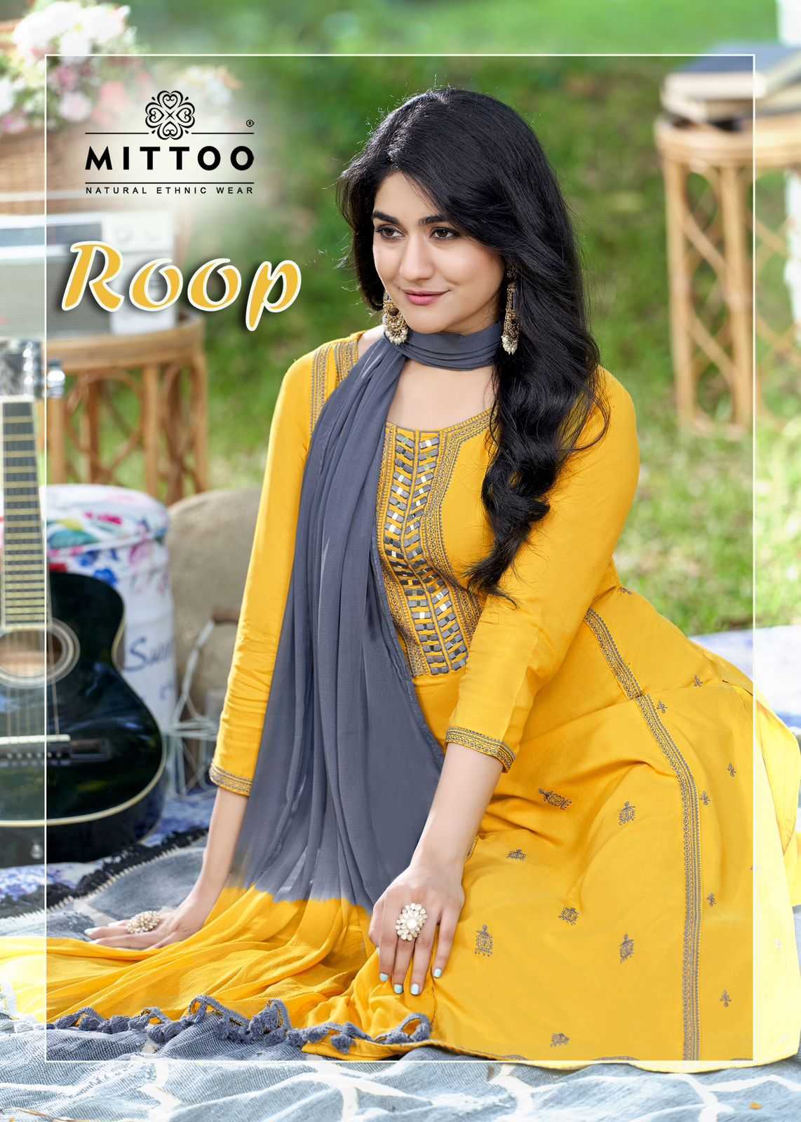 mitto roop readymade traditional wear kurti bottom dupatta