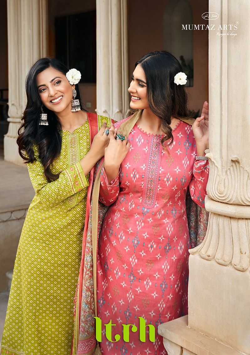 mumtaz arts itrh adorable casual digital print salwar suits collection