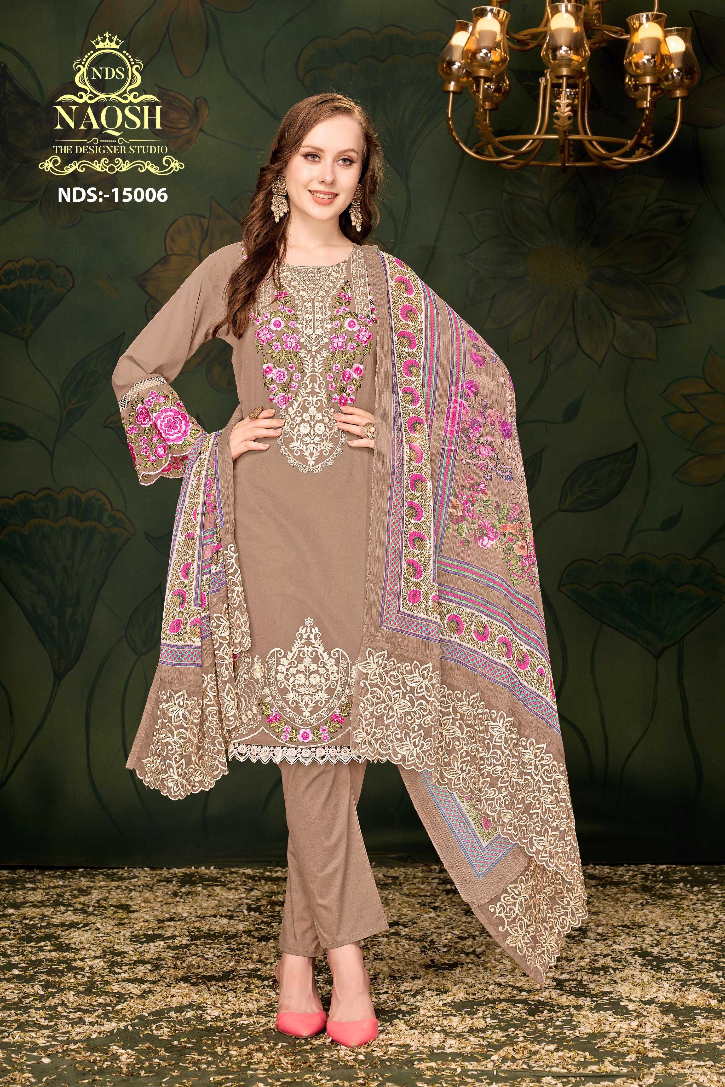 naqsh the designer studio 15006 pakistani fullstitch elegant salwar kameez