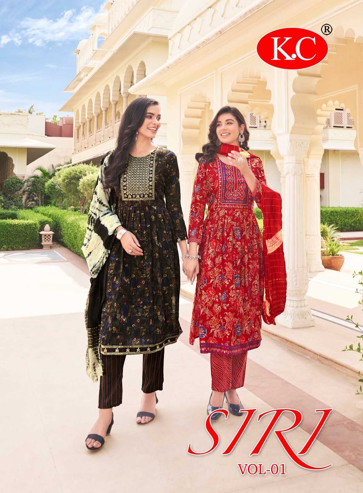 navkar creation siri vol 1 fullstitch nayra cut salwar kameez
