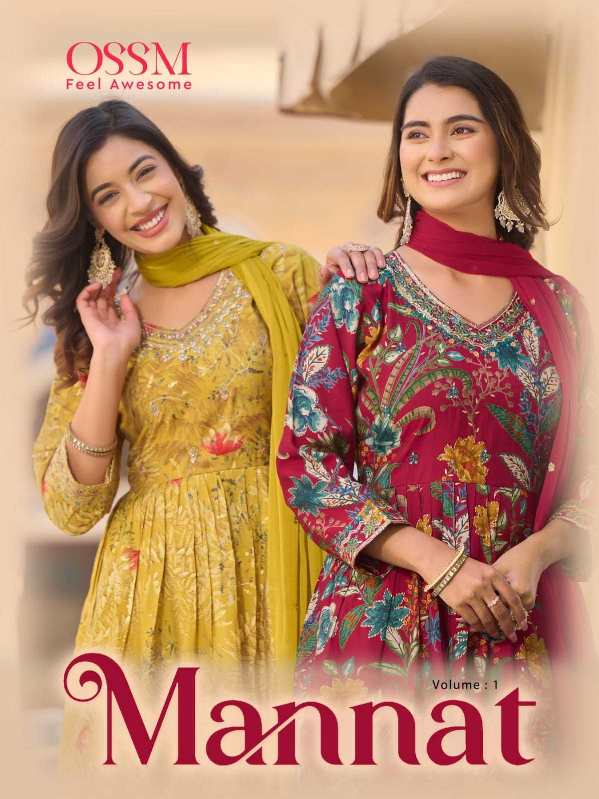ossm mannat vol 1 festive wear fullstitch salwar kameez