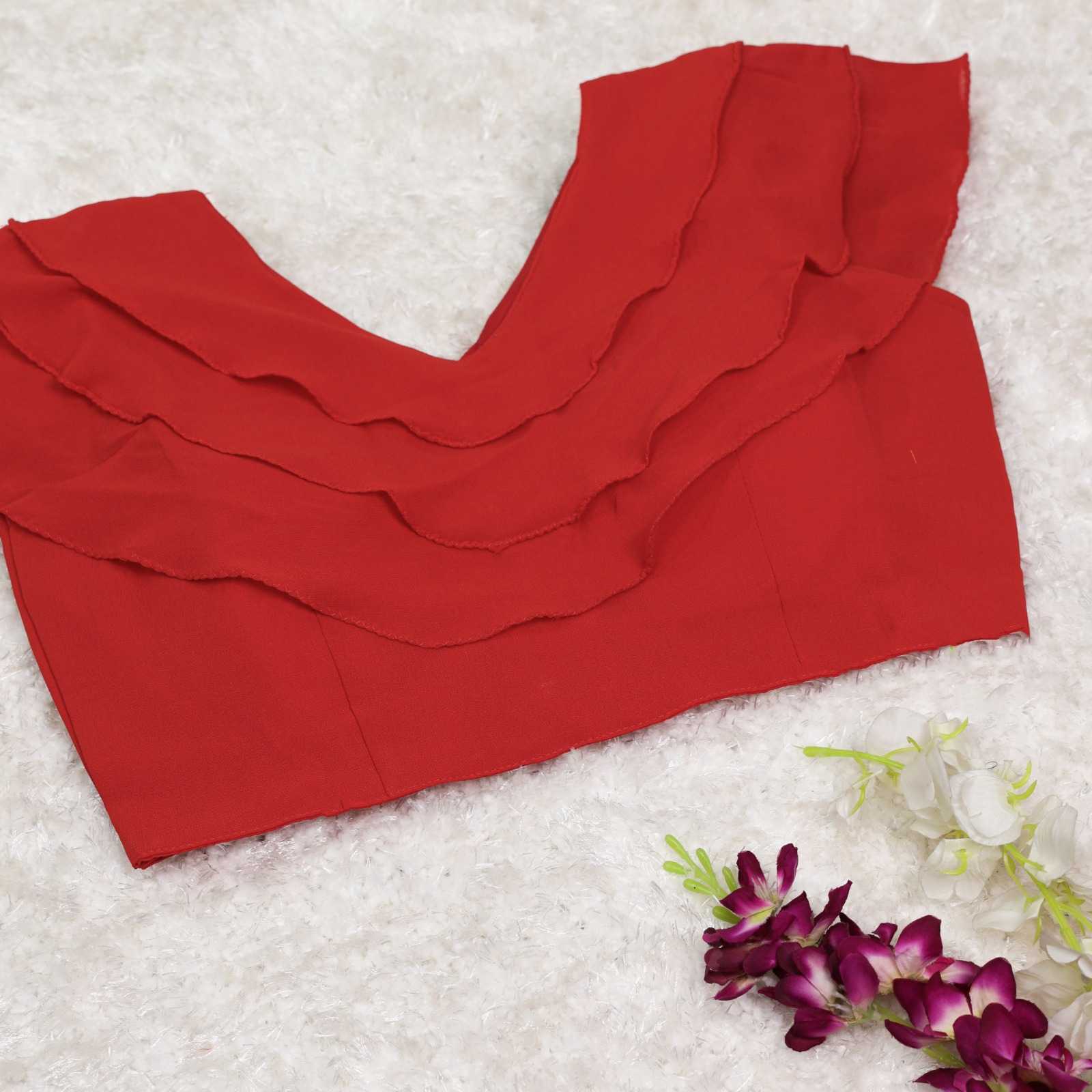 pr lnb4800 readymade party wear georgette blouse catalog