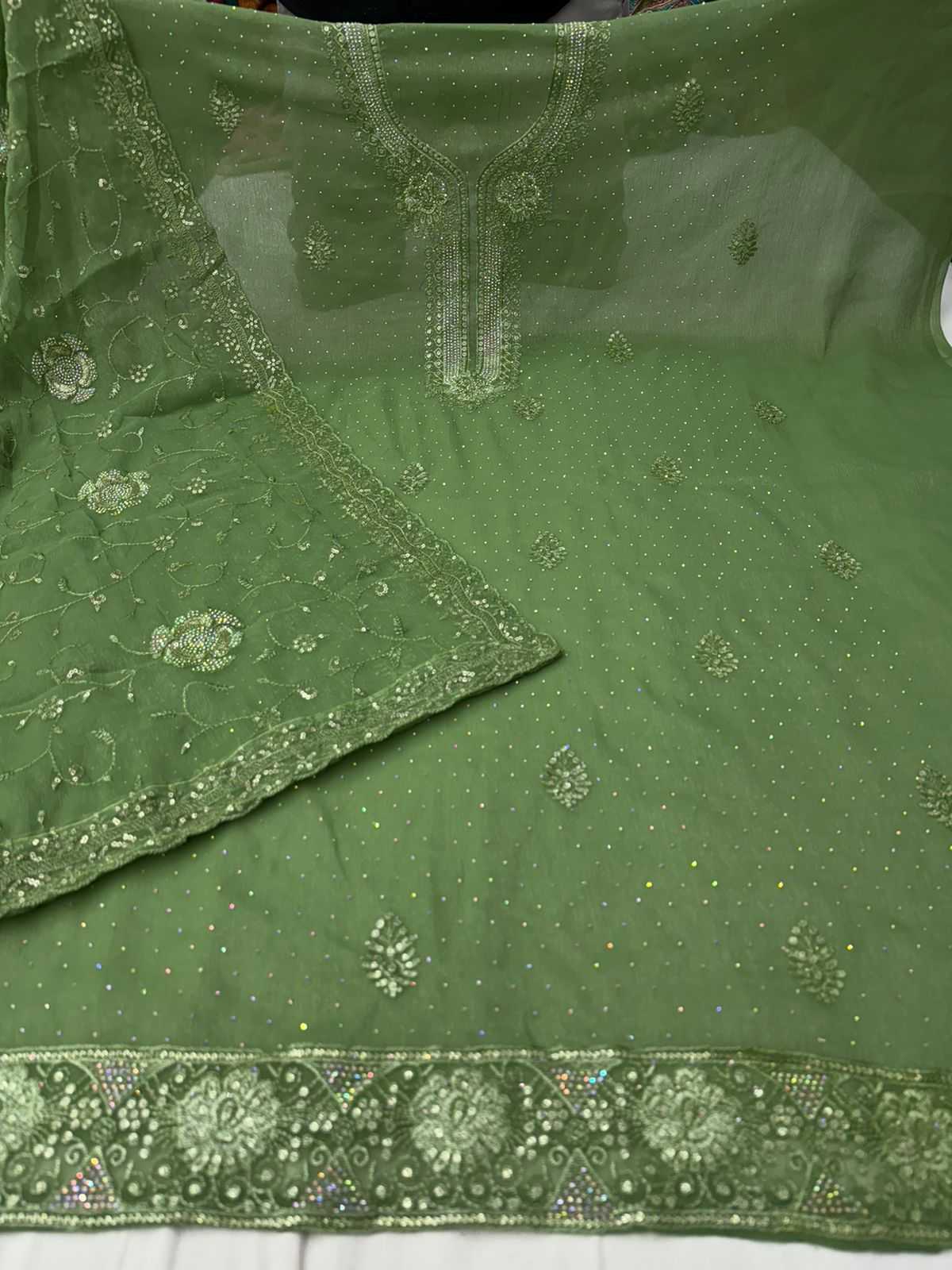 pr machine jharkans designer viscose shimmer dress material