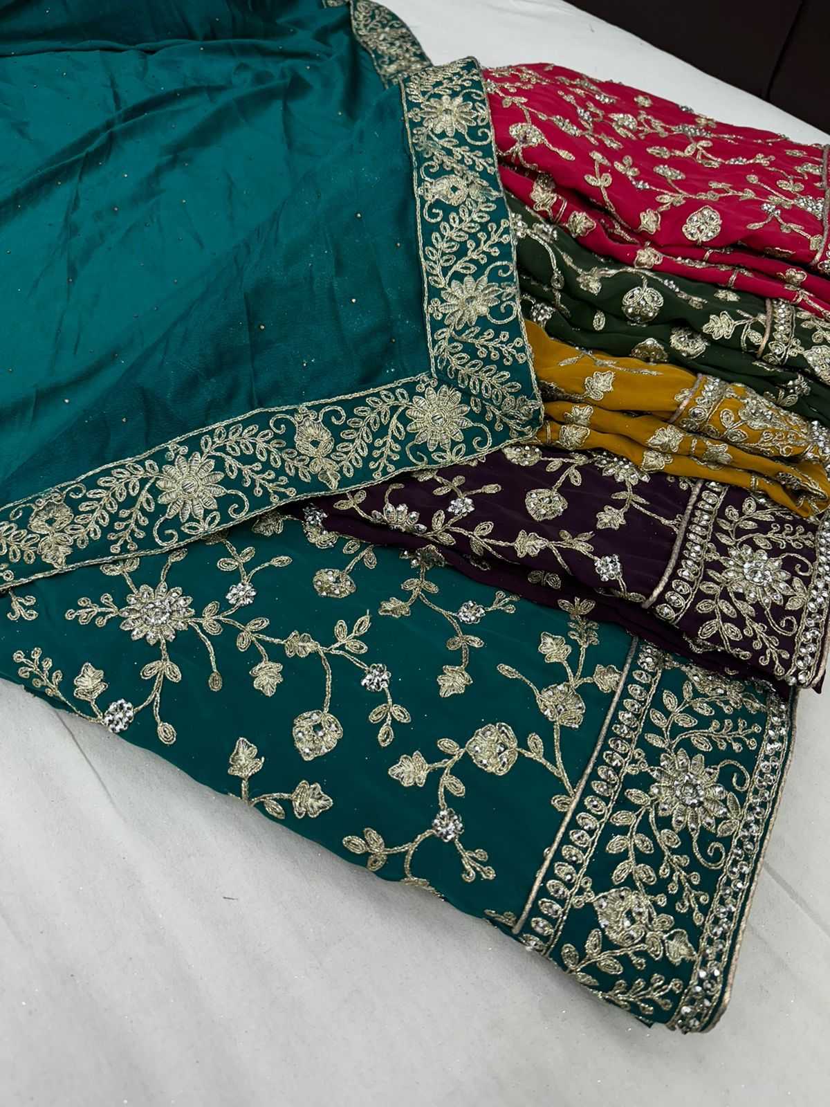 pr renuka part 2 designer handwork dress material