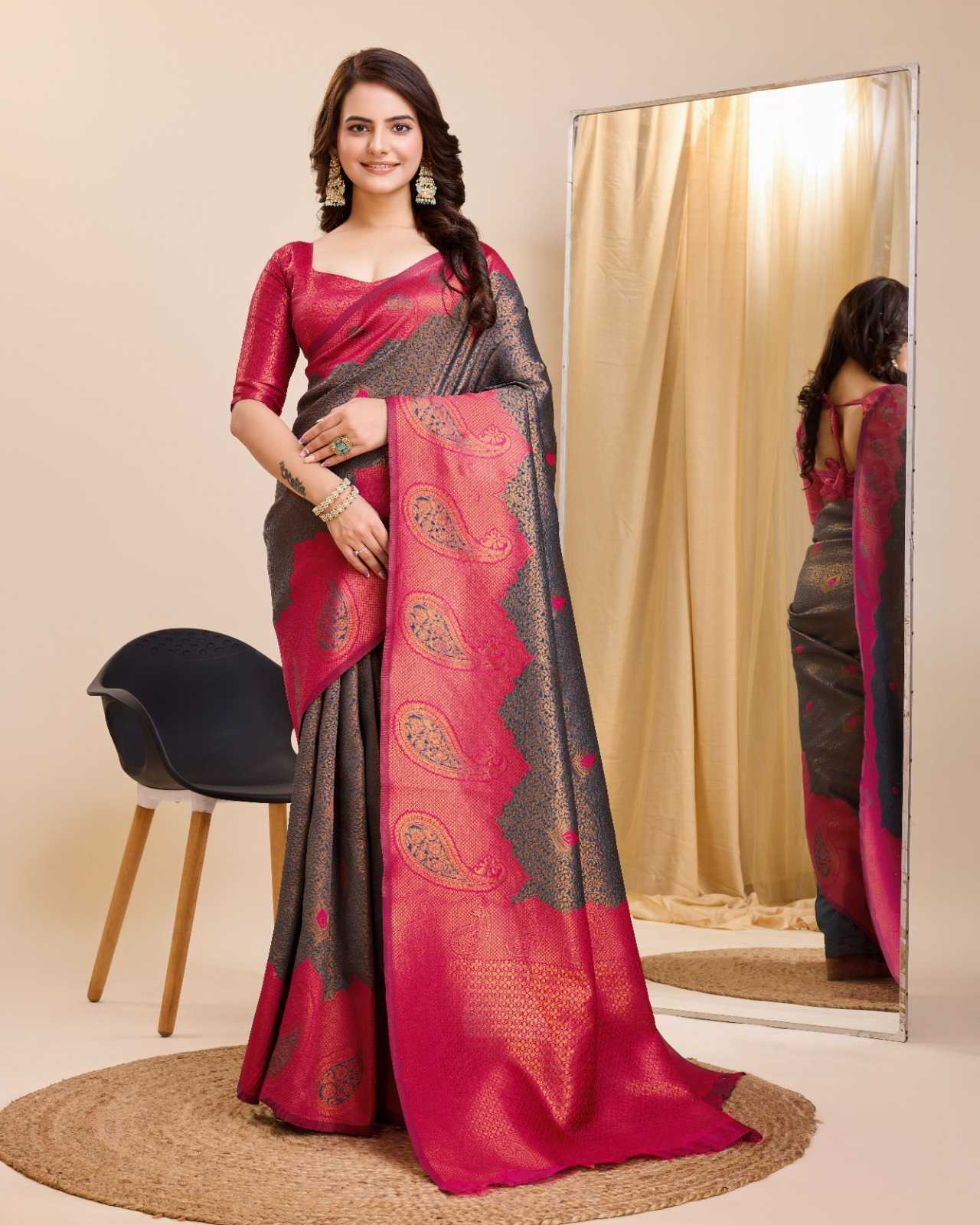 pr shreejee vol 3 beautiful banarasi silk sarees