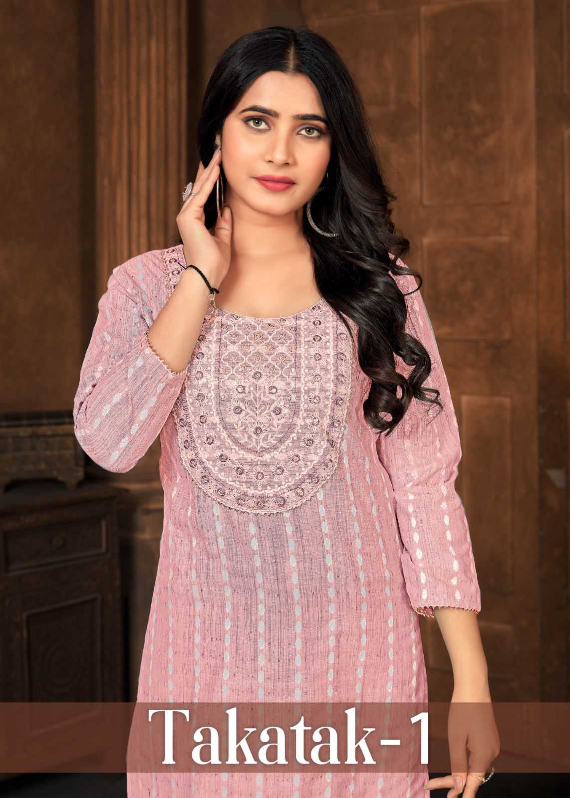 pr takatak vol 1 readymade straight kurti catalog