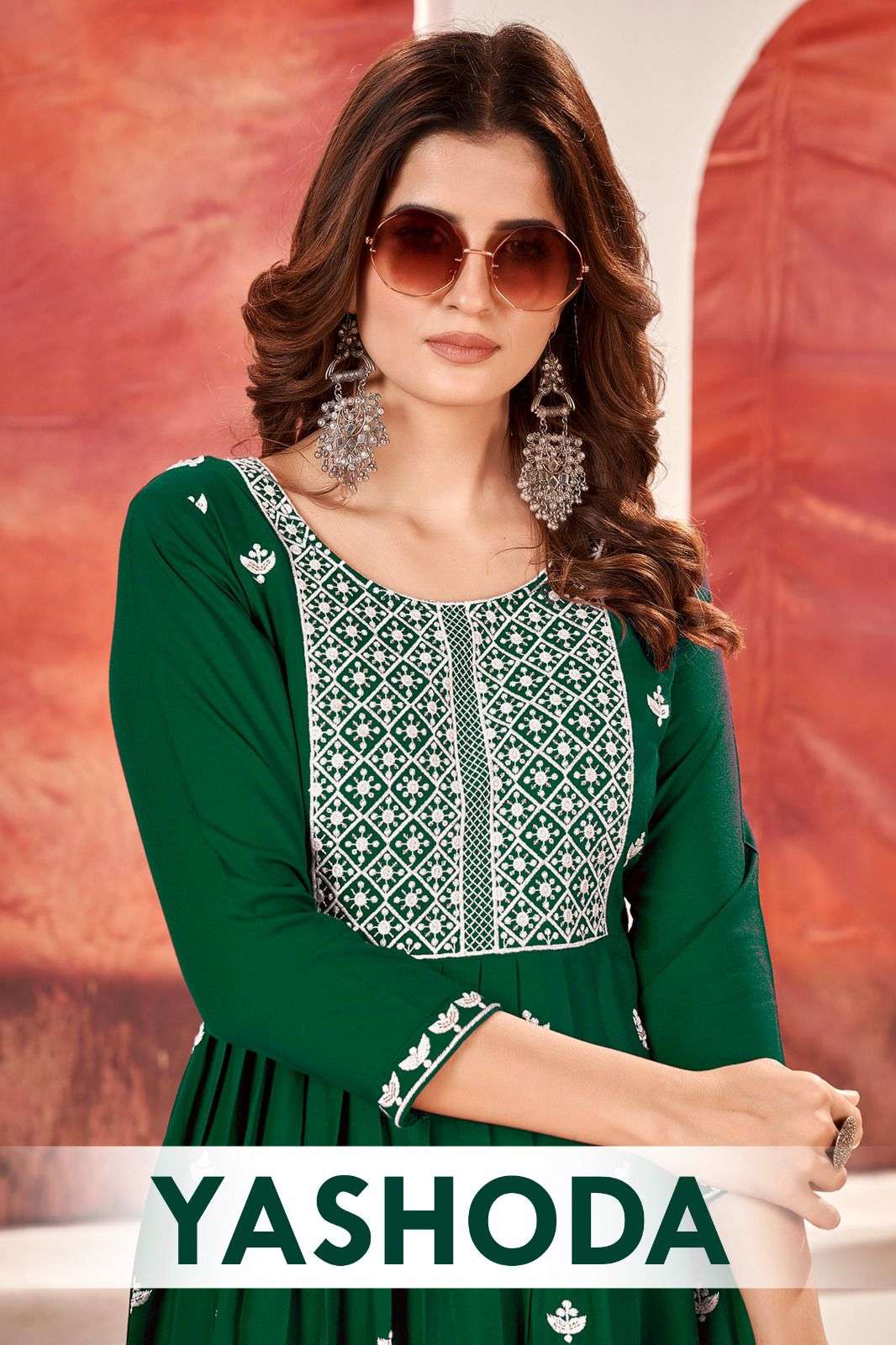 pr yashoda readymade rayon white embroidery fancy kurti in plus size