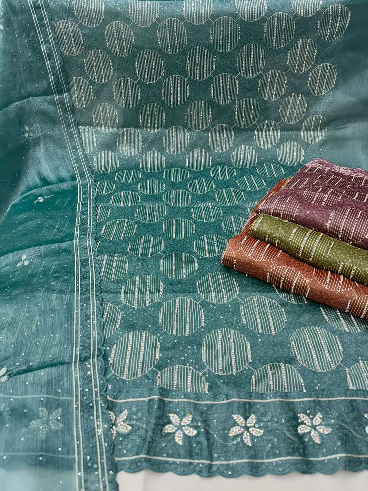 pr zeel wedding wear beautiful dress material