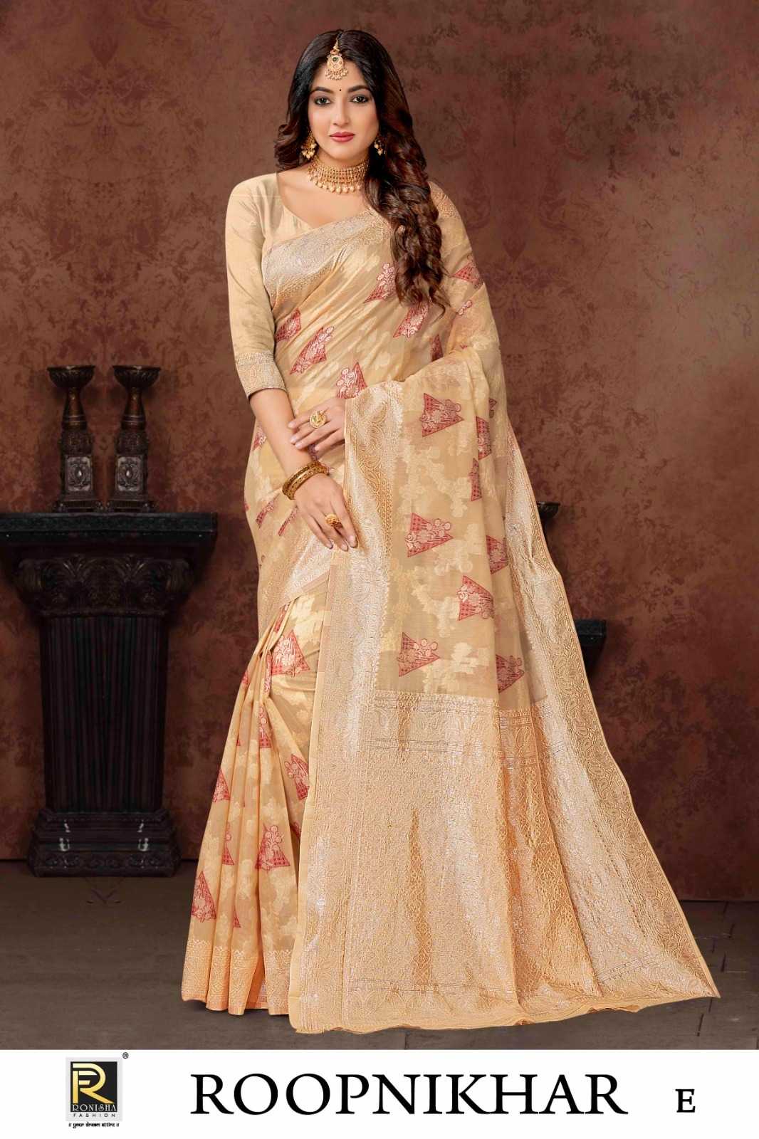 ROOPNIKHAR BY RANJNA SAREE BANARASI SILK PREMIUM FABRICS SUPER HIT COLLECTION SAREES