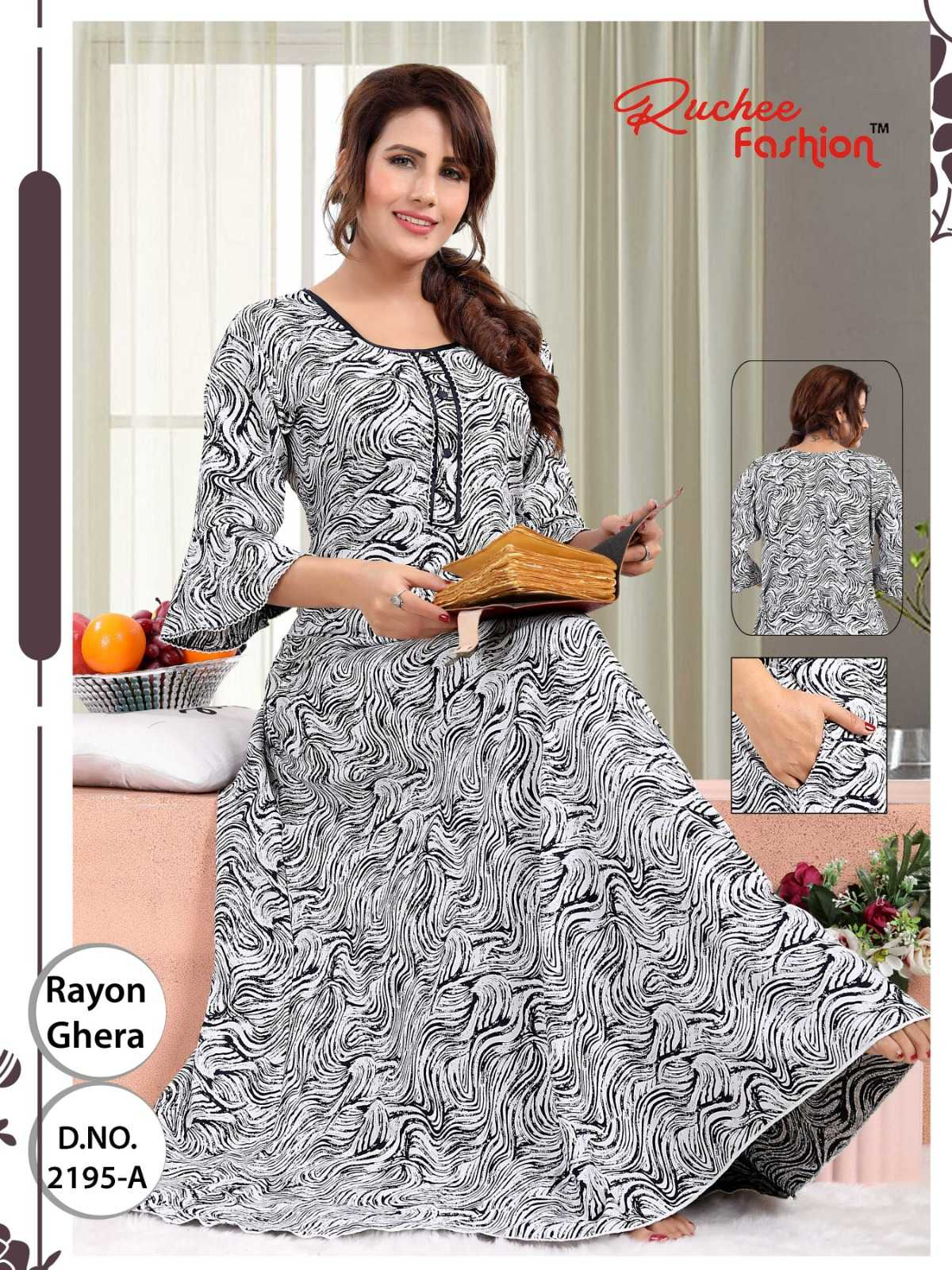 ruchee fashion fancy sleeves 2195 nighty catalog