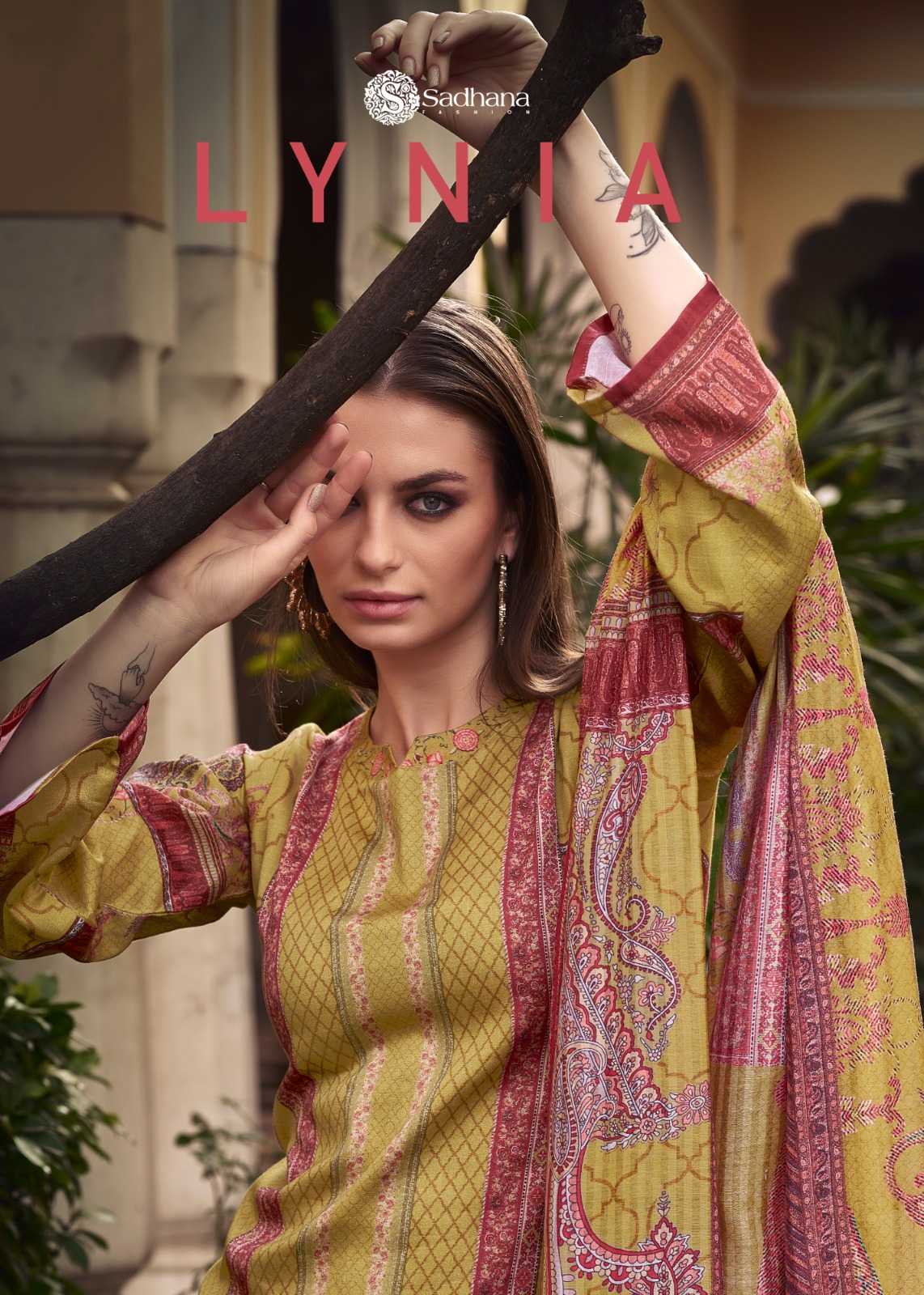 sadhana fashion lynia pakistani digital print dress material