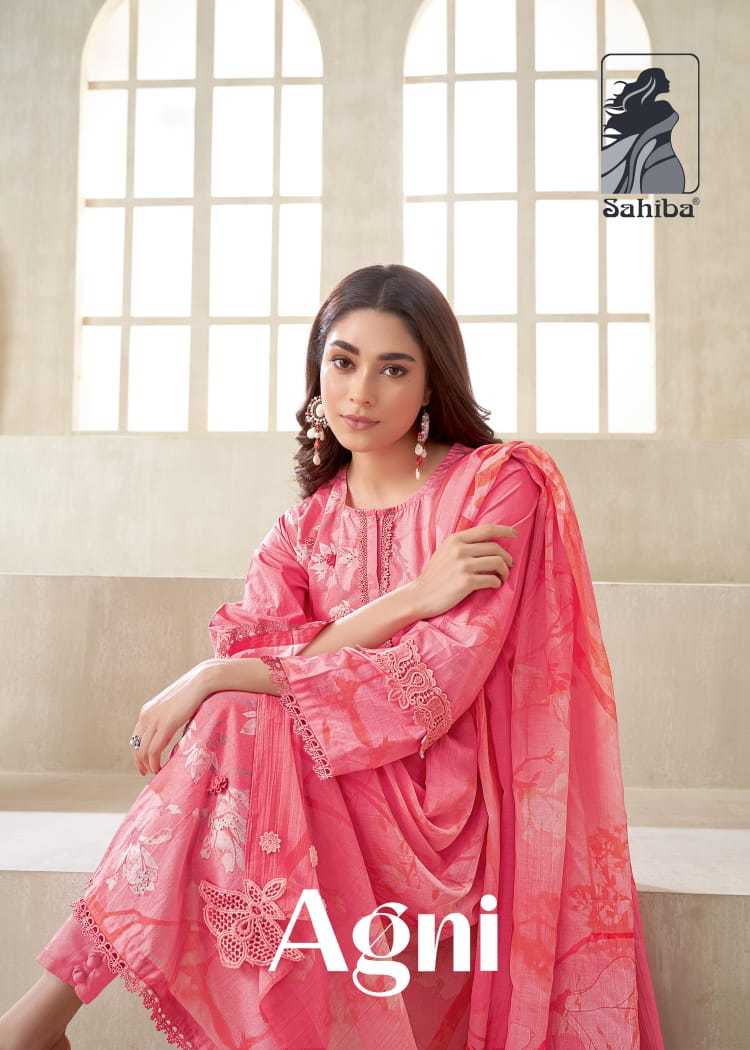 sahiba agni pakistani cotton lawn digital print unstitch ladies suit