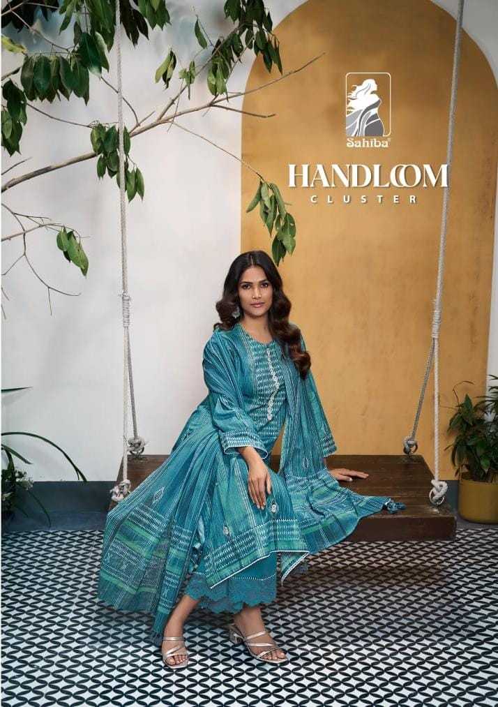 sahiba handloom cluster amazing cotton lawn digital print plazzo style unstitch salwar kameez