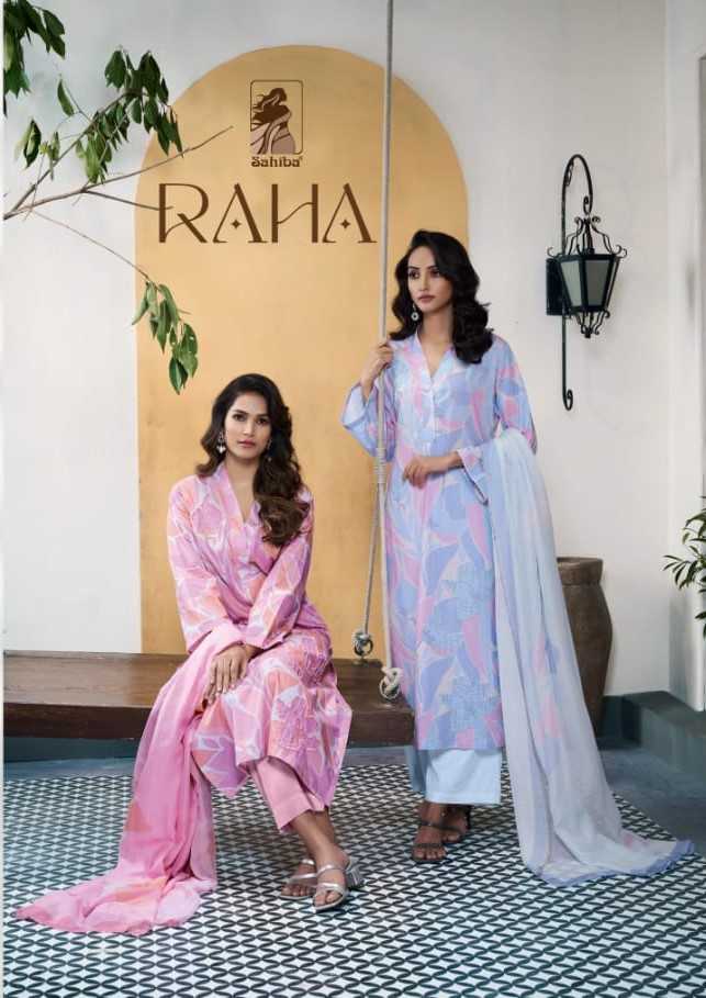 sahiba raha fancy cotton lawn printed unstitch salwar kameez