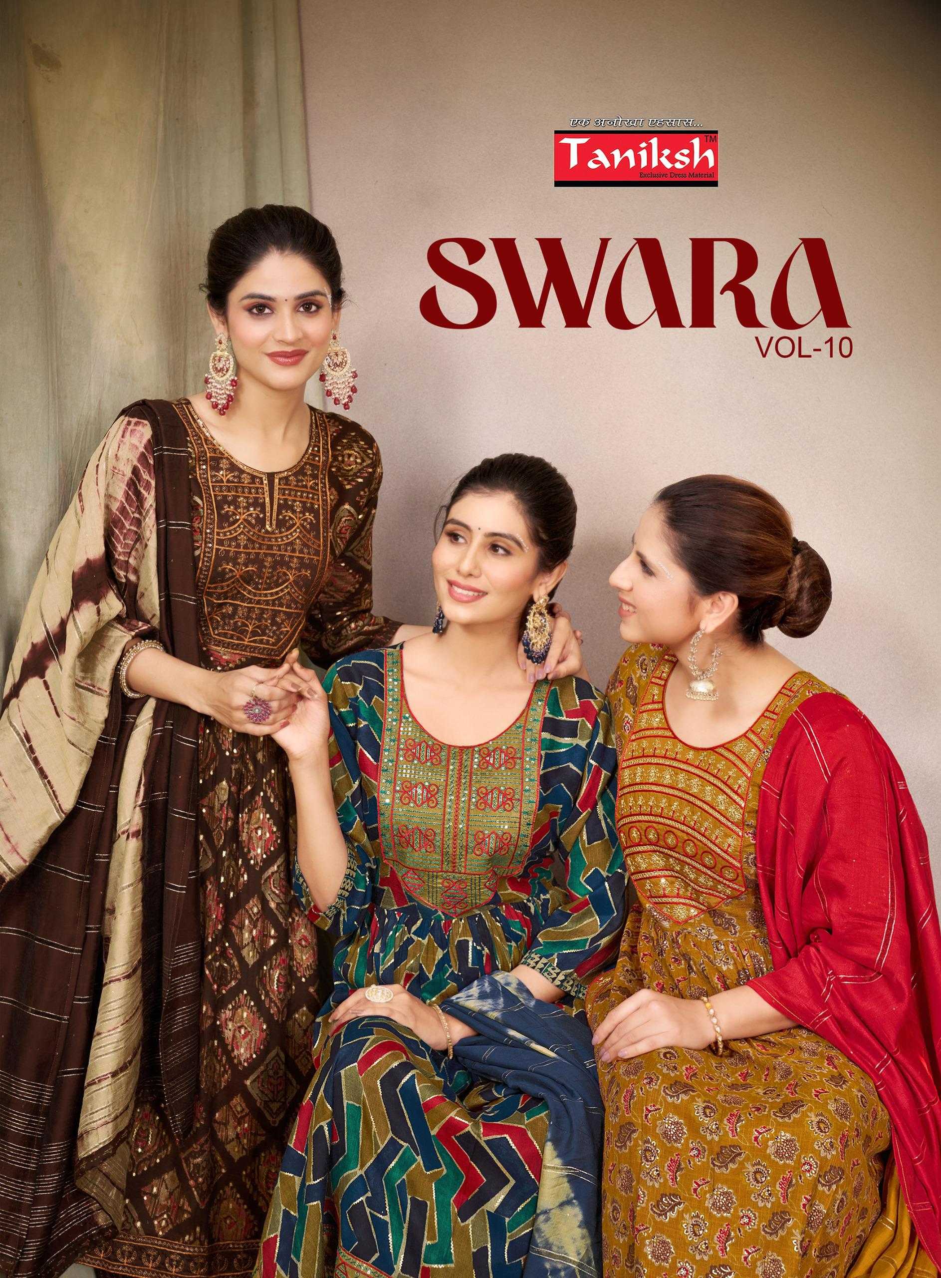 taniksh swara vol 10 readymade nayra cut salwar kameez