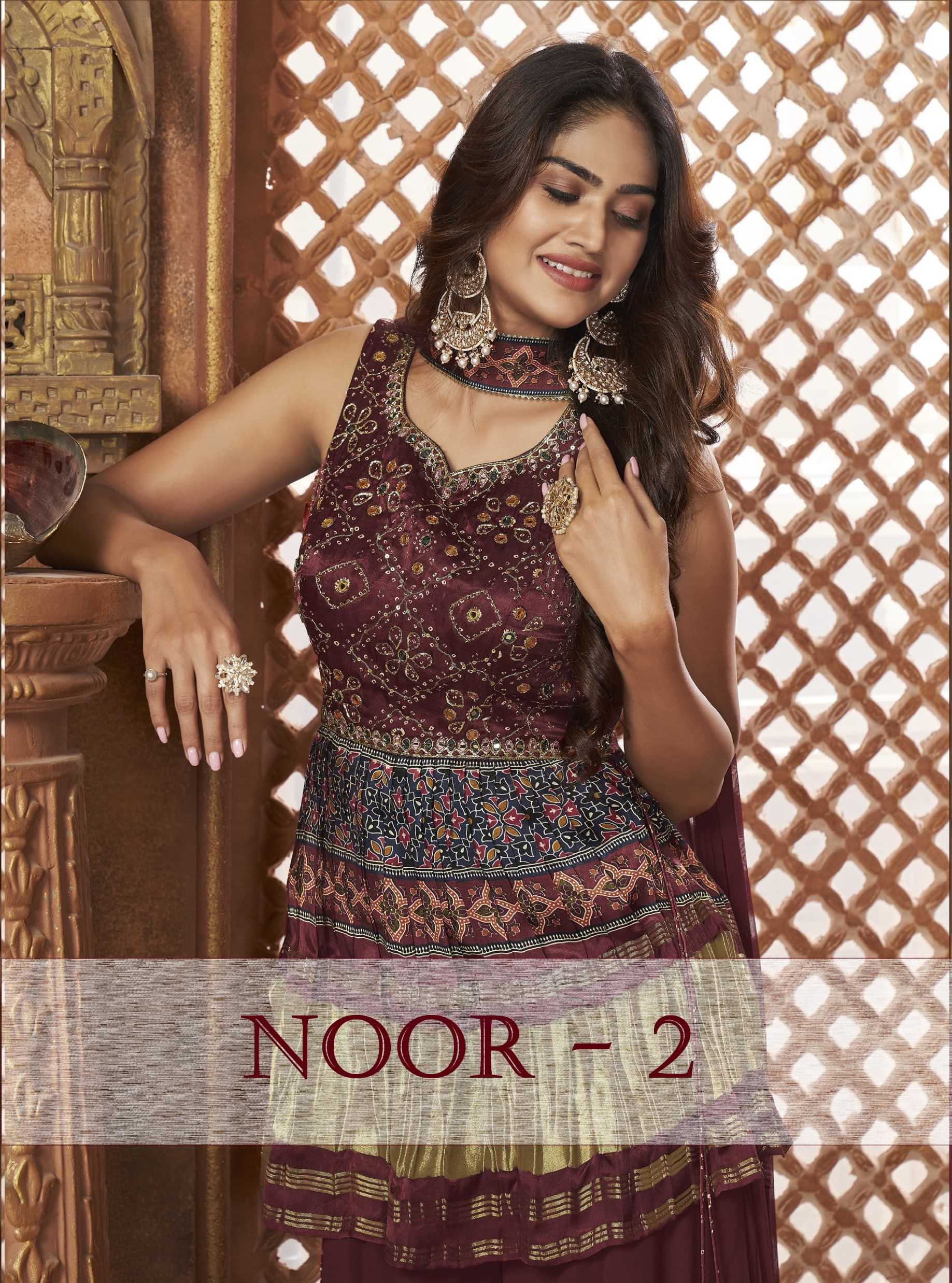 virasat noor vol 2 readymade sharara style salwar kameez designer festive collection