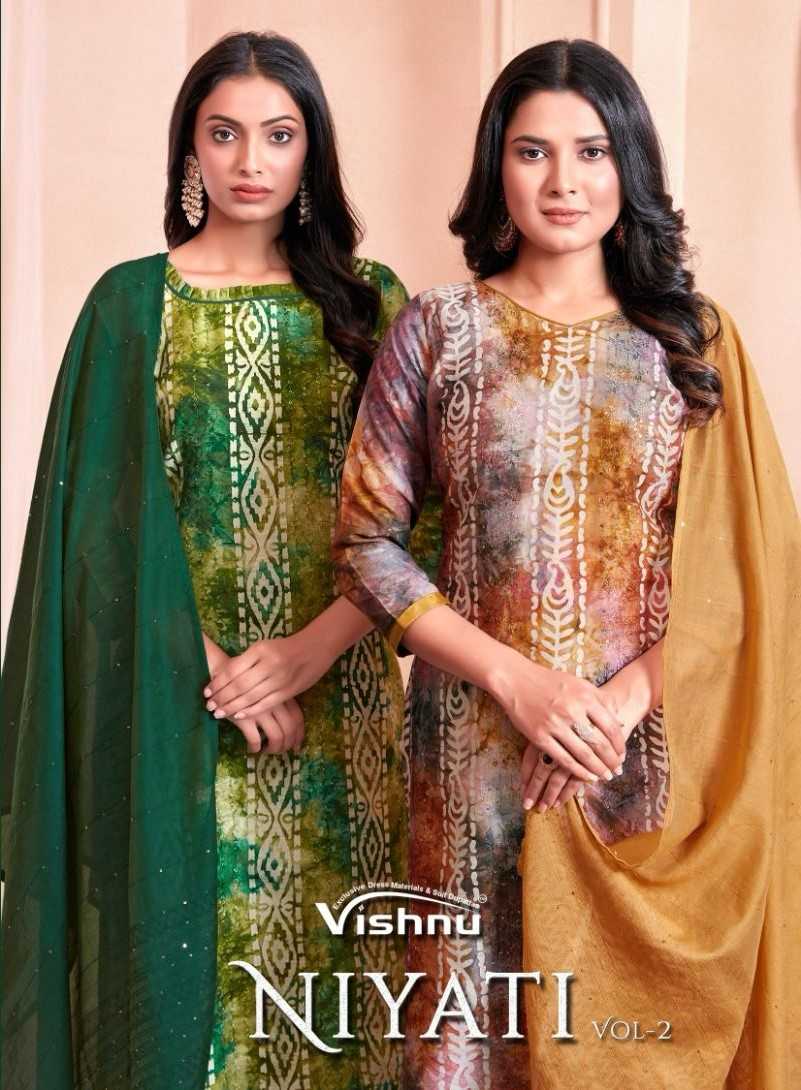 vishnu impex niyati vol 2 beautiful casual wear ladies unstitch suit 