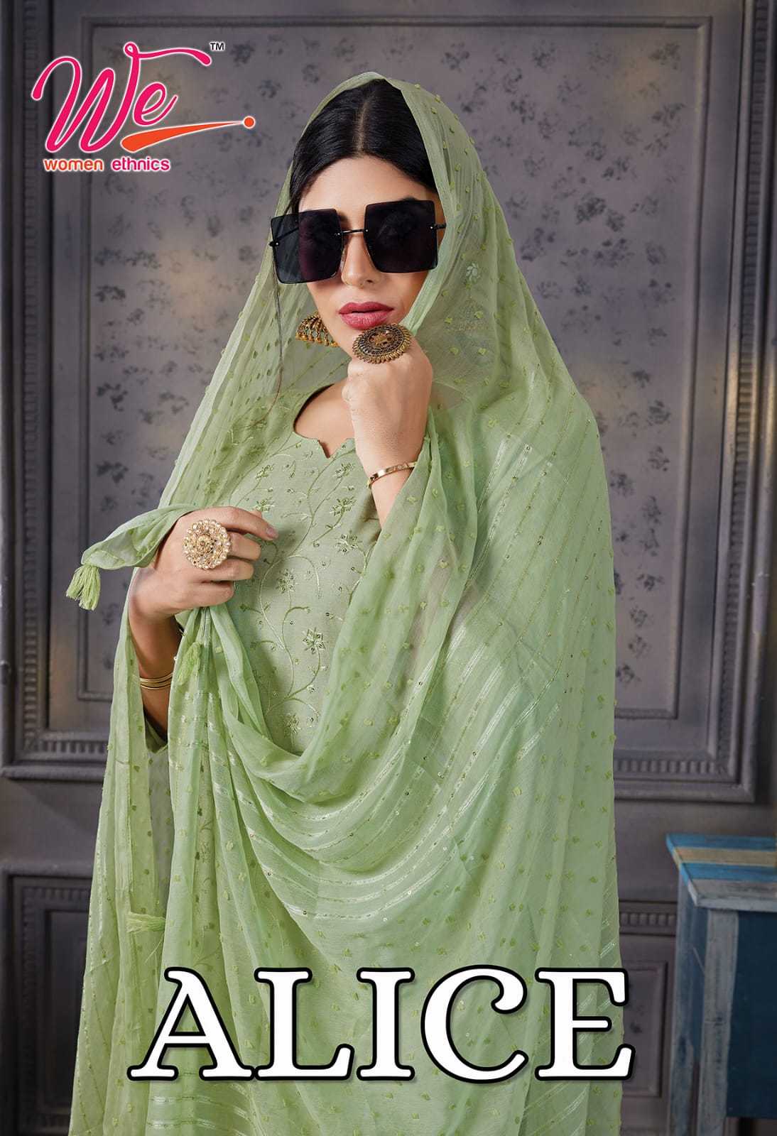 we women alice fullstitch rayon fancy kurti pant dupatta