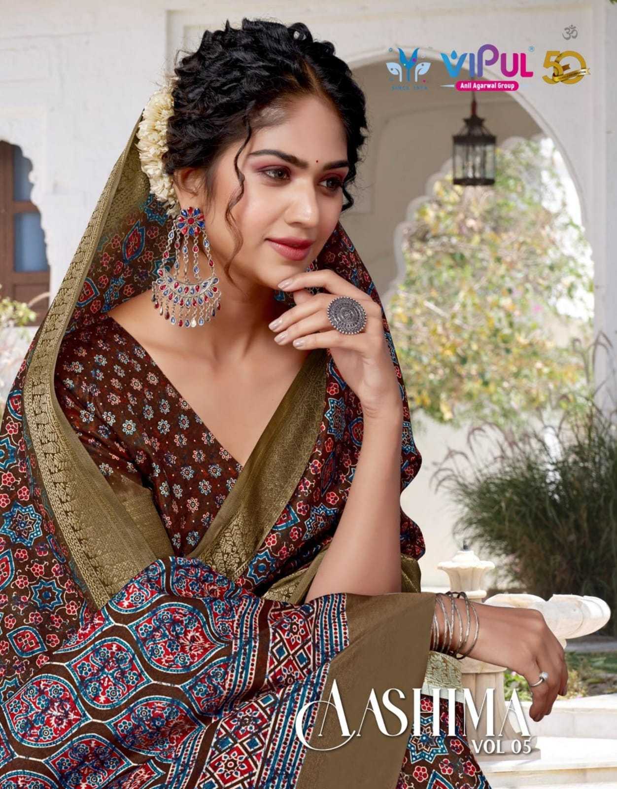 aashima vol 5 by vipul fashion adorable soft silk sarees supplier