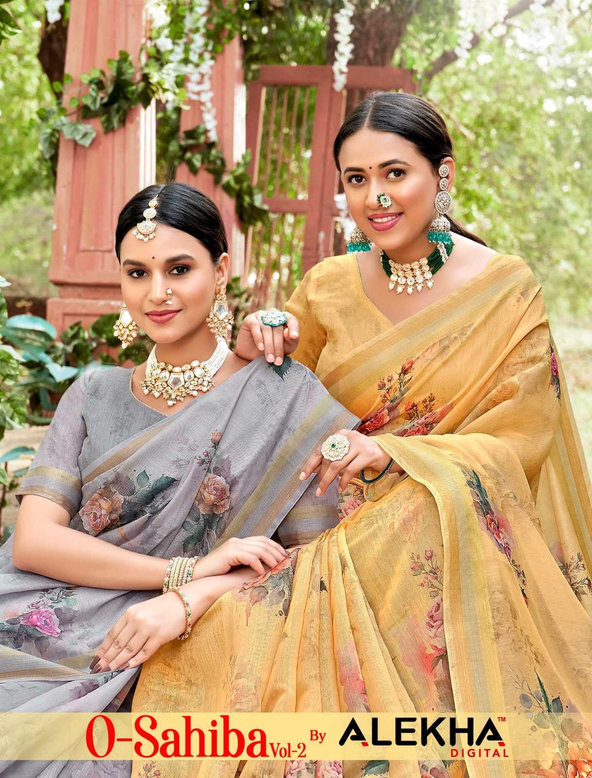 alekha o sahiba vol 2 25431-25436 fancy sarees catalog 