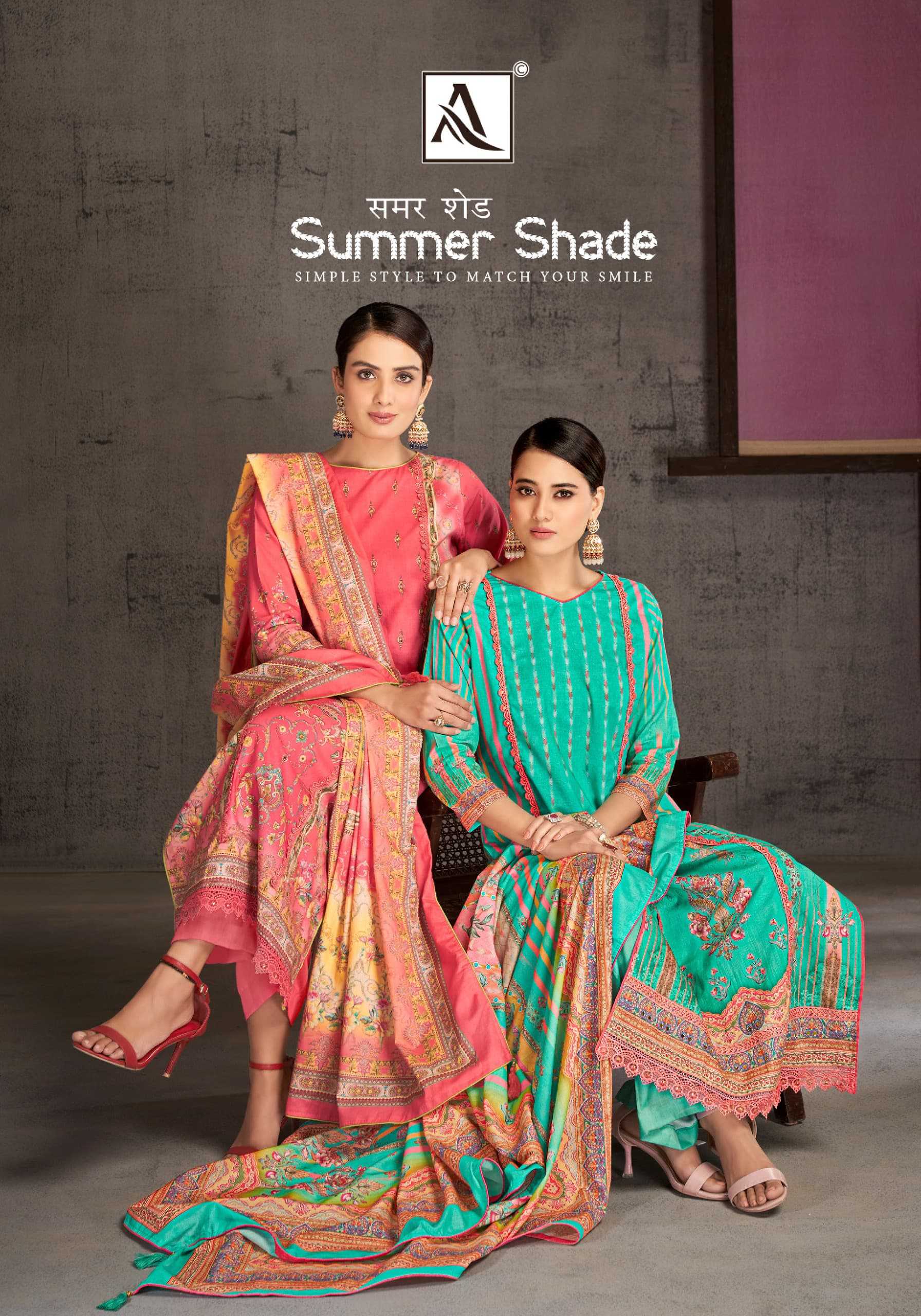 alok suit summer shade elegant work designer pakistani unstitch salwar kameez